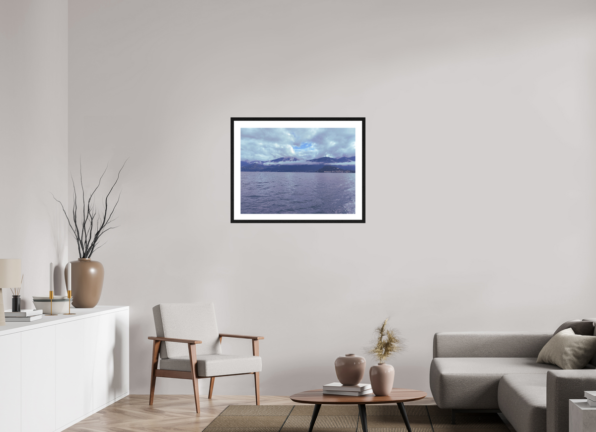 80 x 60 cm, Contemplationnisme — Fine Art Encadré Miroir céleste — I