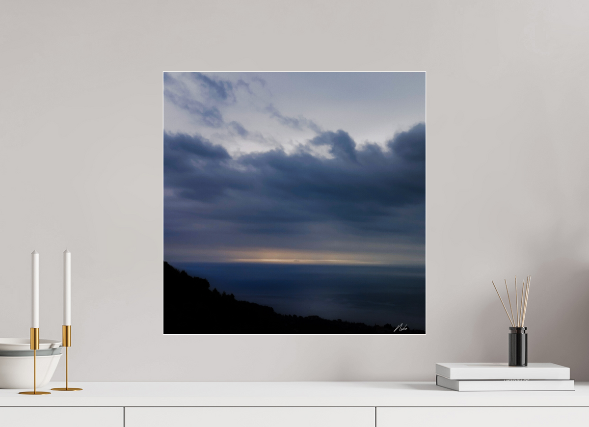 50 x 50 cm, Contemplationnisme — Plexiglas Galerie Infini de bleus — III