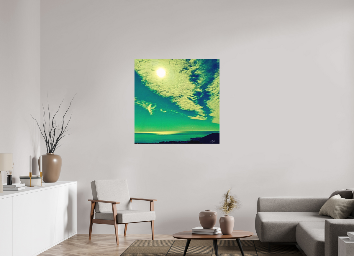 100 x 100 cm, Contemplationnisme — Alu Dibond Galerie Infini de bleus — VI
