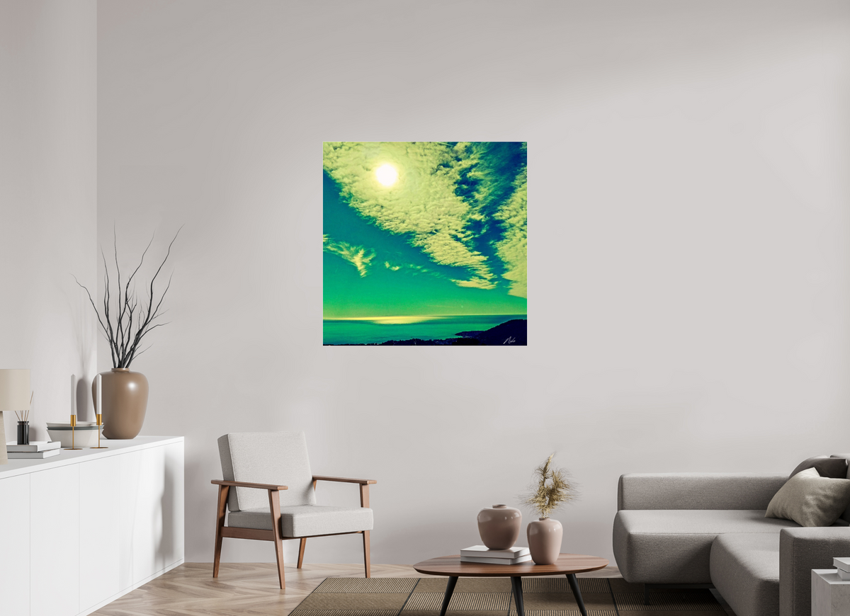 100 x 100 cm, Contemplationnisme — Plexiglas Galerie Infini de bleus — VI