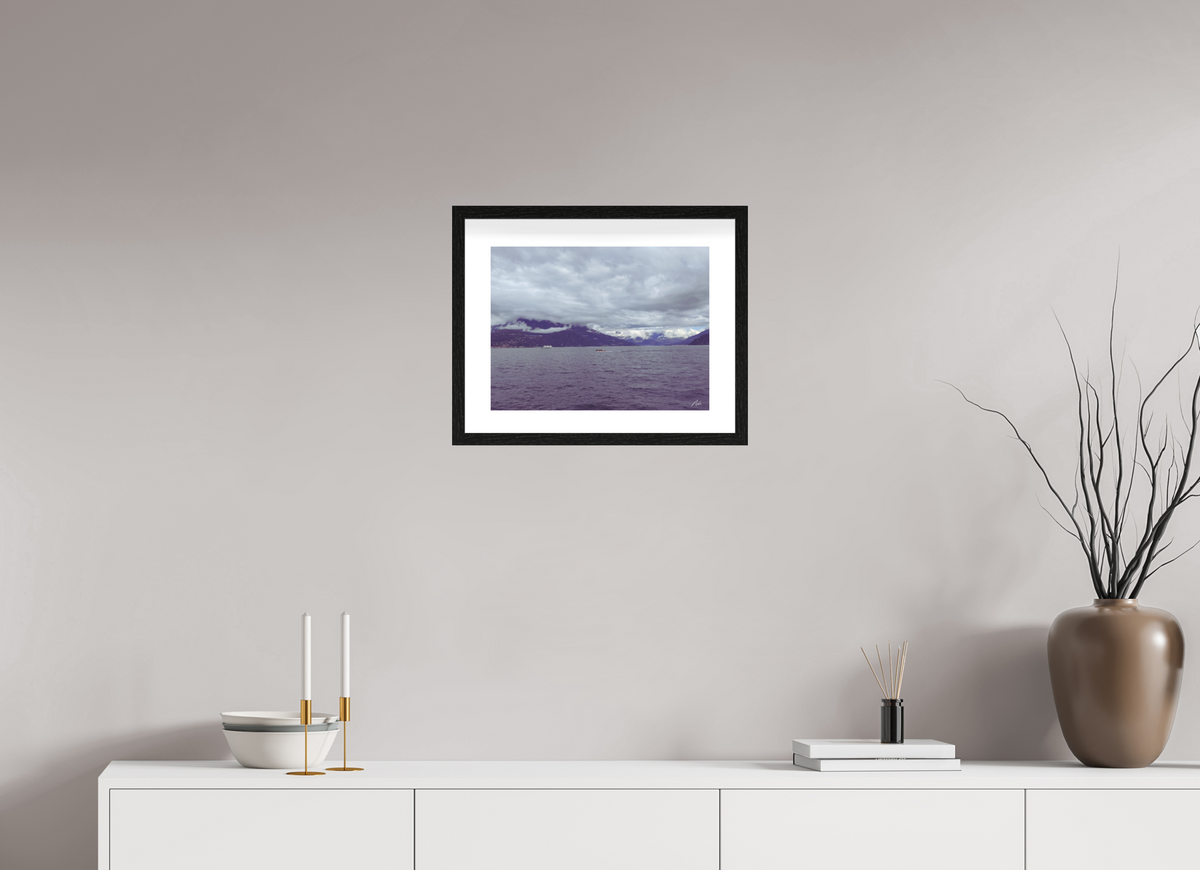 40 x 30 cm, Contemplationnisme — Fine Art Encadré Miroir céleste — VI