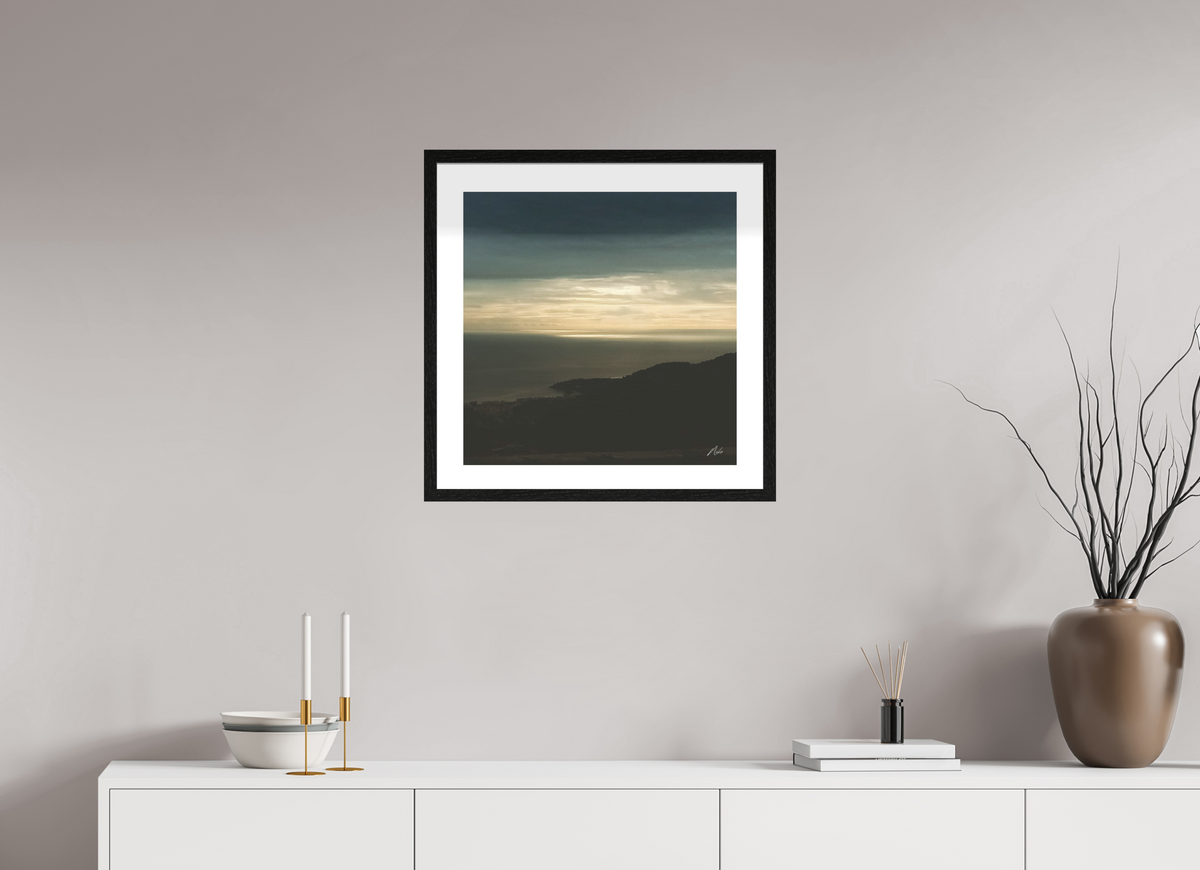 50 x 50 cm, Contemplationnisme — Fine Art Encadré CLAIR-OBSCUR — III