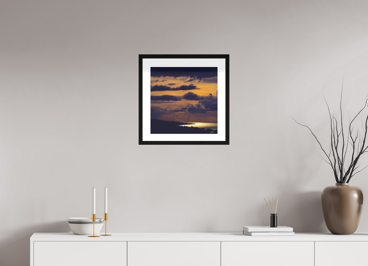 40 x 40 cm, Contemplationnisme — Fine Art Encadré CLAIR-OBSCUR — IV