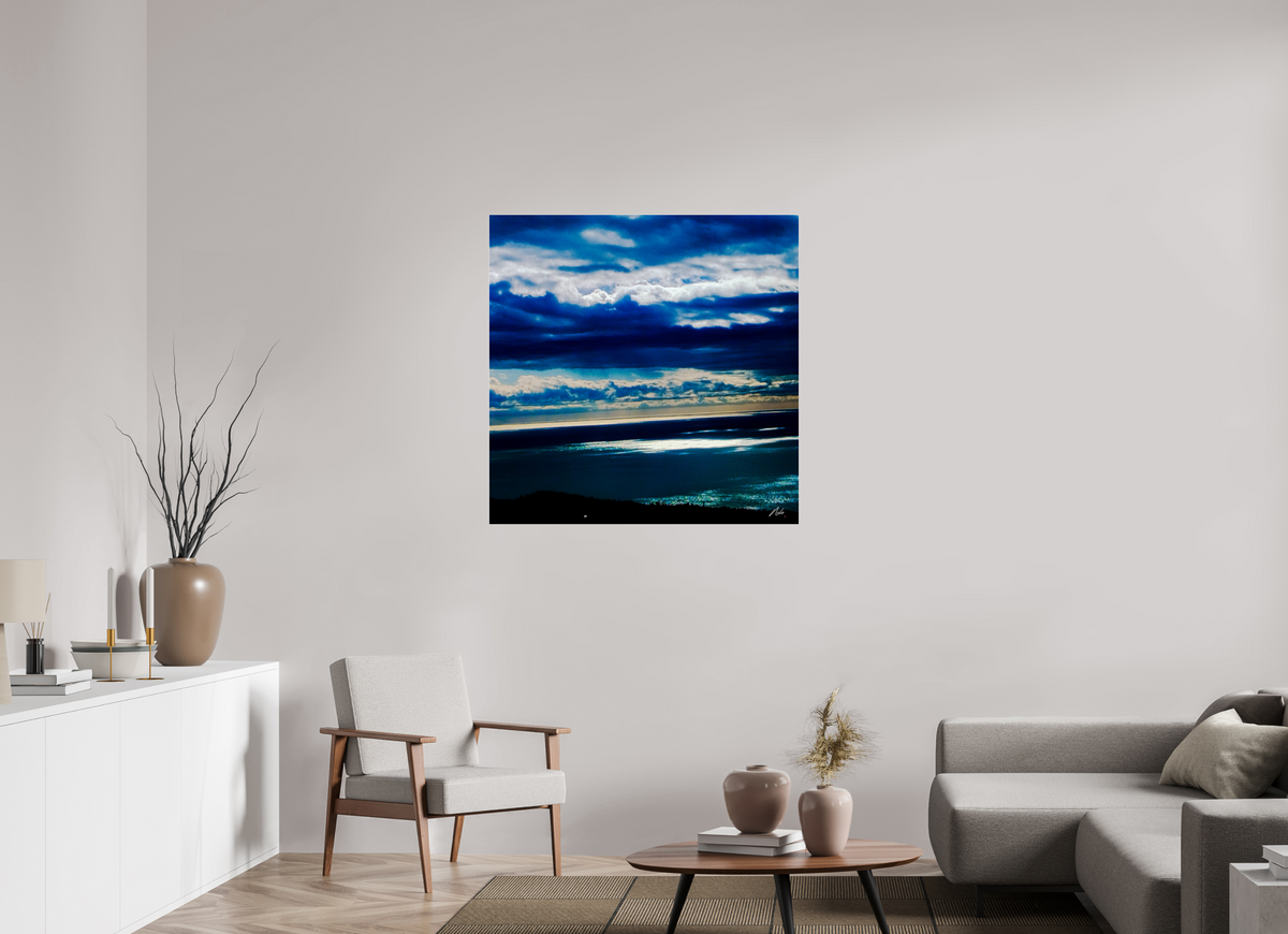 100 x 100 cm, Plexiglas Galerie Infini de bleus — I