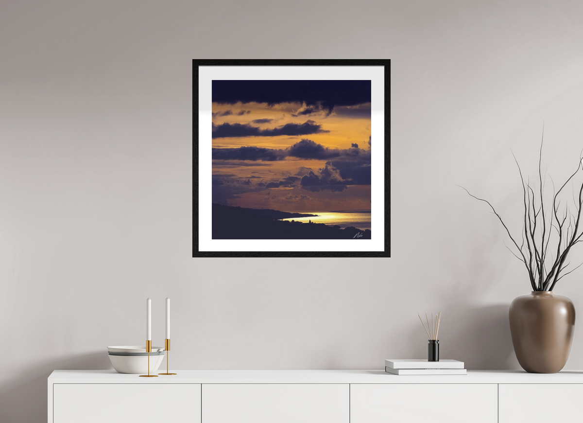 60 x 60 cm, Contemplationnisme — Fine Art Encadré CLAIR-OBSCUR — IV