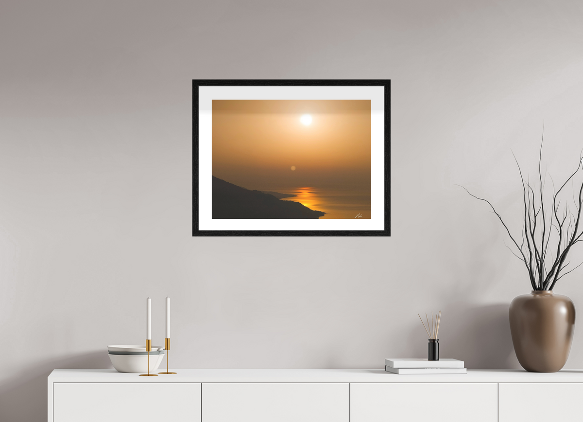 60 x 45 cm, Contemplationnisme — Fine Art Encadré FRONTIERE — VI