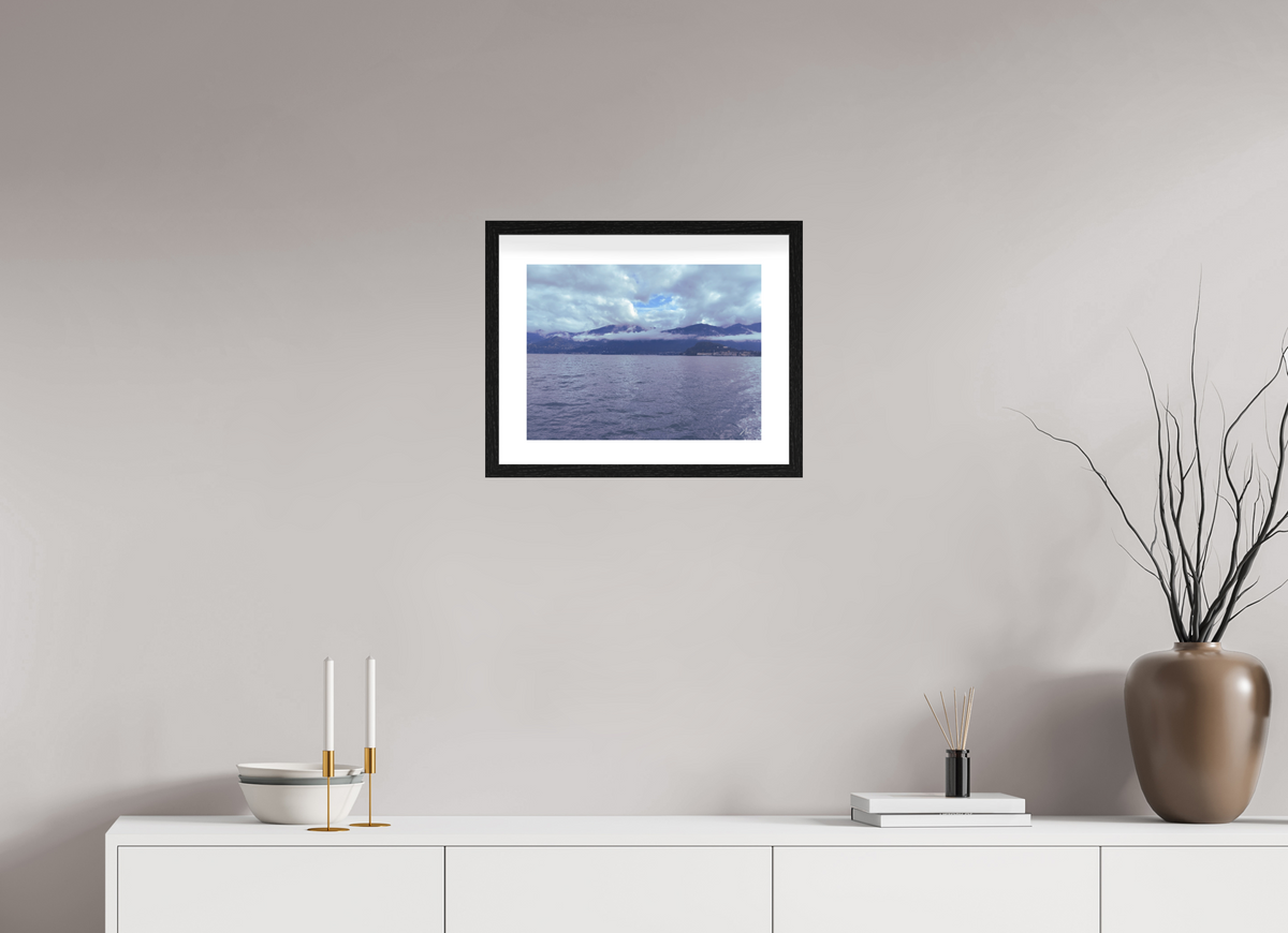 40 x 30 cm, Contemplationnisme — Fine Art Encadré Miroir céleste — I