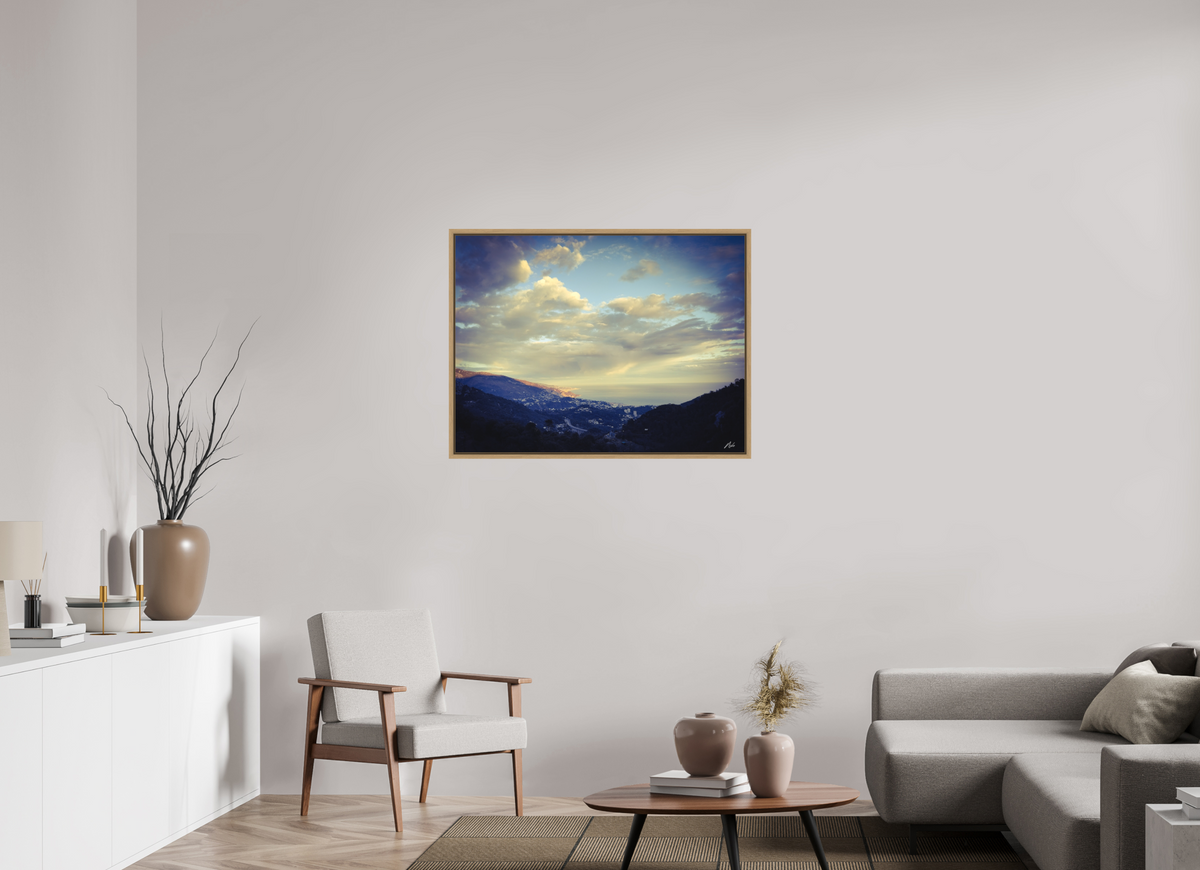 100 x 75 cm, Caisse Américaine NIKODEL Monts et merveilles — I