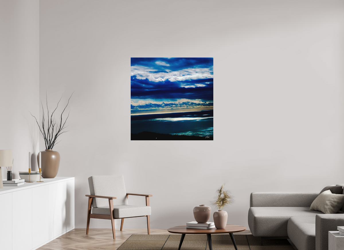 100 x 100 cm, Alu Dibond Galerie Infini de bleus — I