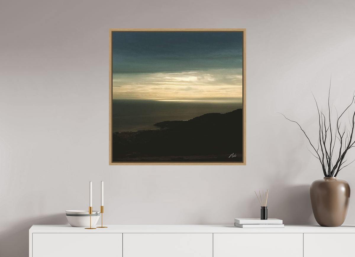 80 x 80 cm, Caisse Américaine NIKODEL Clair-obscur — III