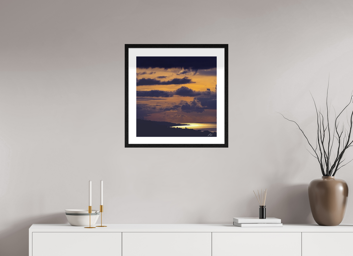 50 x 50 cm, Contemplationnisme — Fine Art Encadré CLAIR-OBSCUR — IV