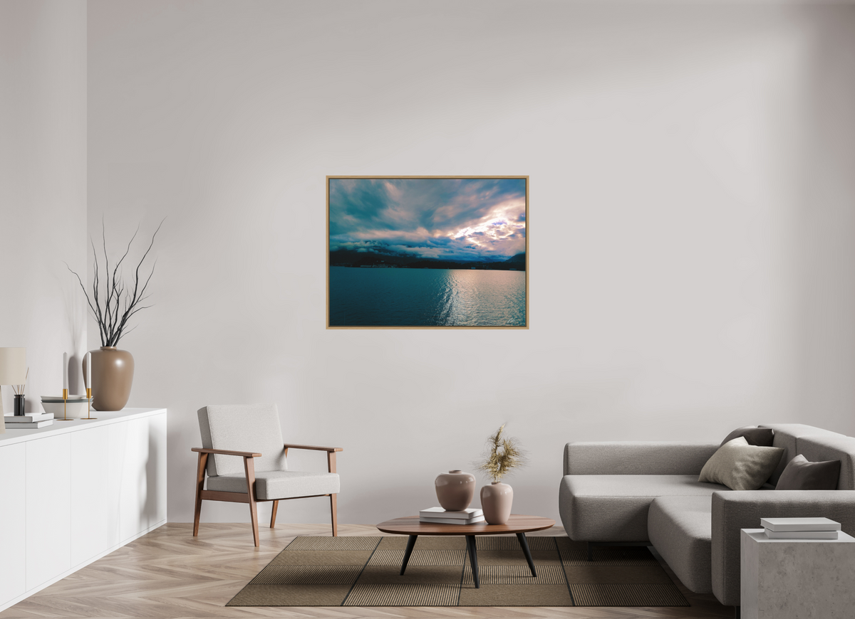 120 x 90 cm, Caisse Américaine NIKODEL Miroir céleste — II