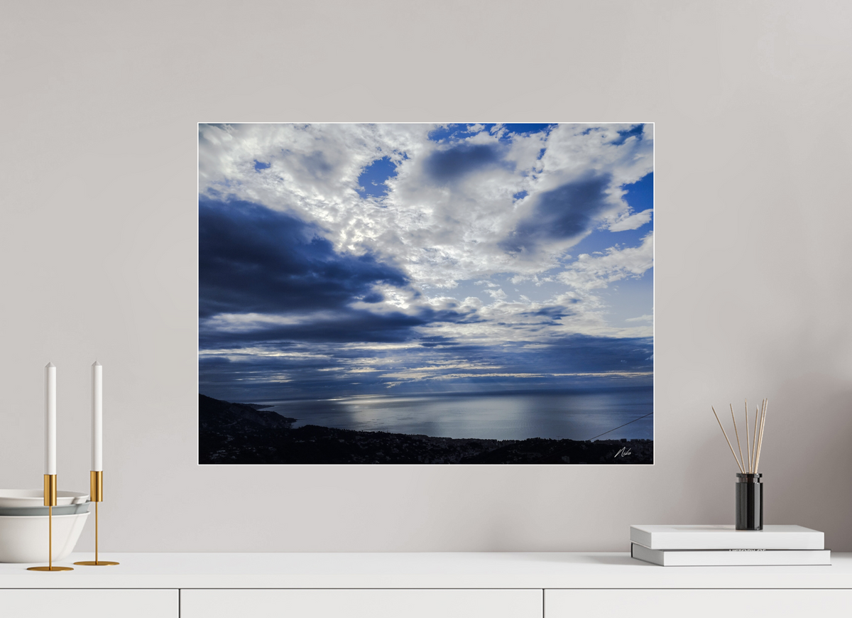 60 x 45 cm, Plexiglas Galerie Infini de bleus — IV