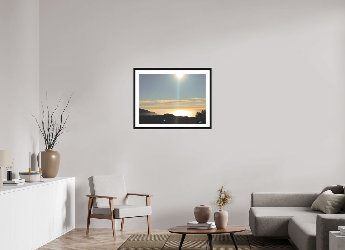 80 x 60 cm, Contemplationnisme — Fine Art Encadré CLAIR-OBSCUR — V