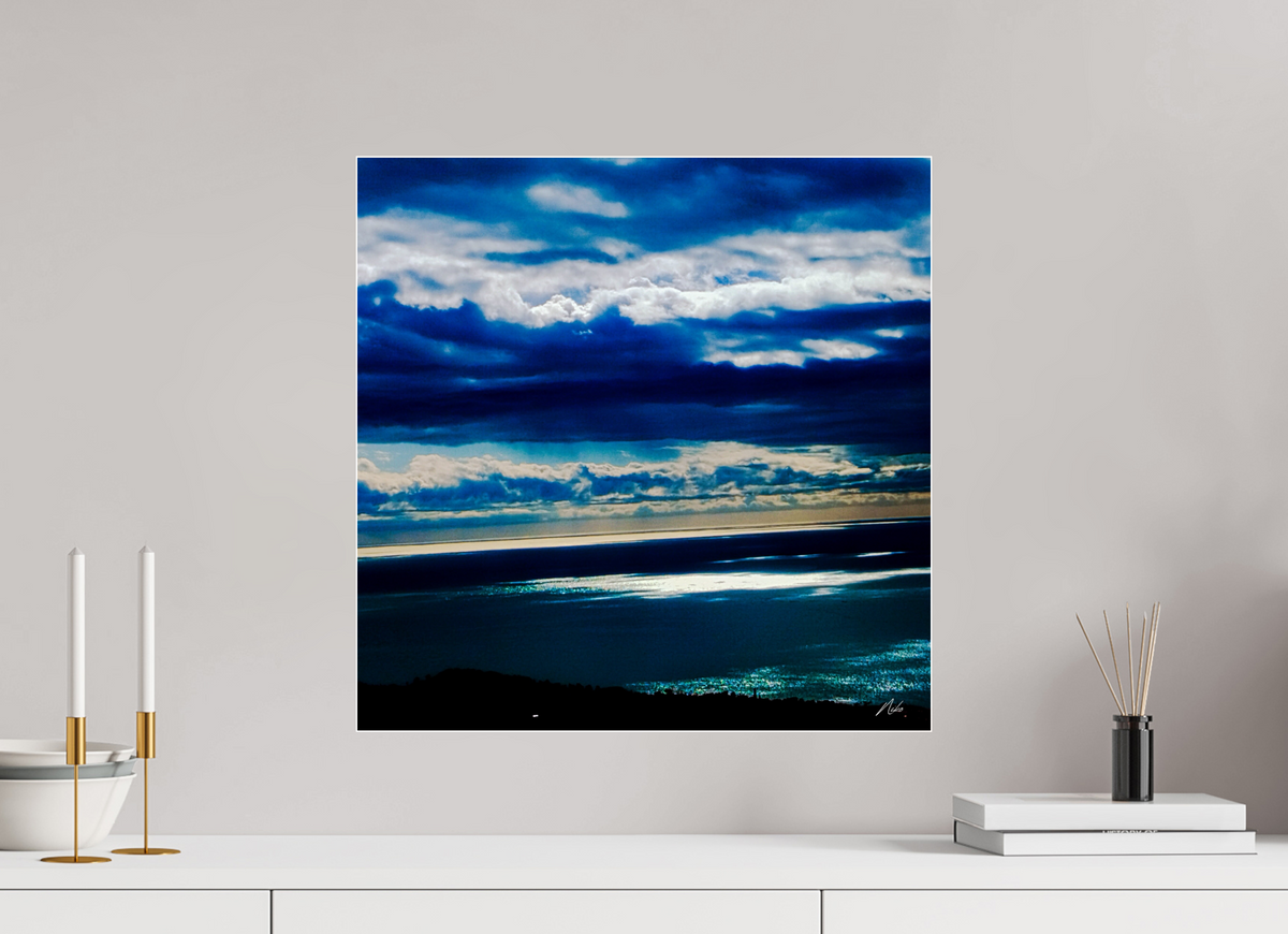 50 x 50 cm, Plexiglas Galerie Infini de bleus — I