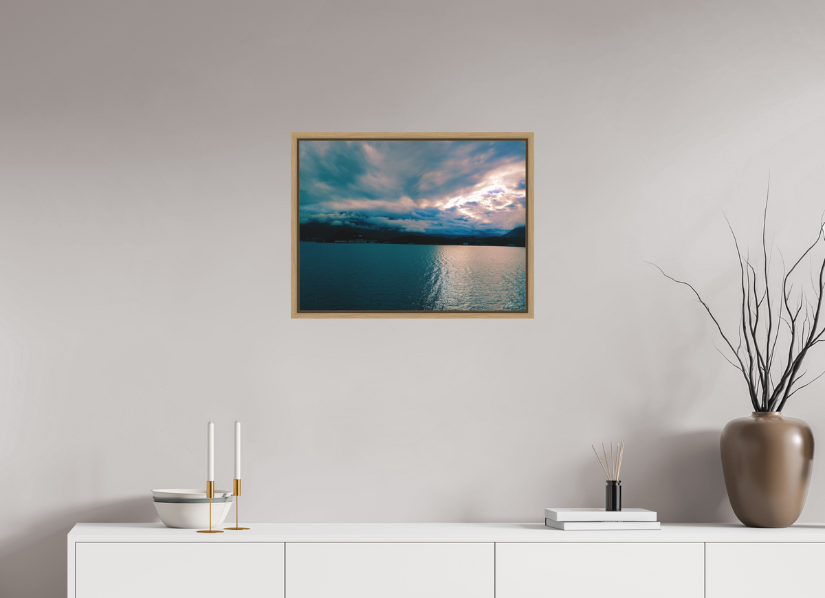 60 x 45 cm, Caisse Américaine NIKODEL Miroir céleste — II