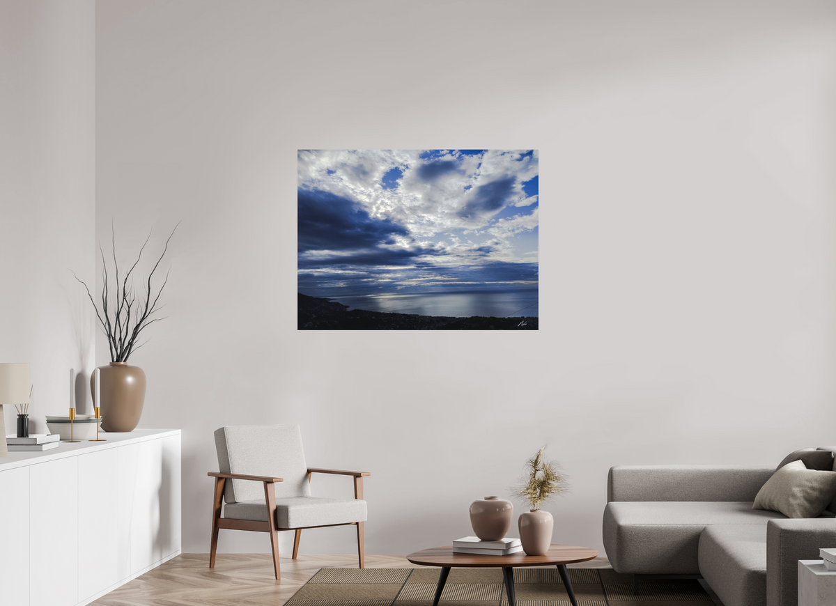 120 x 90 cm, Alu Dibond Galerie Infini de bleus — IV
