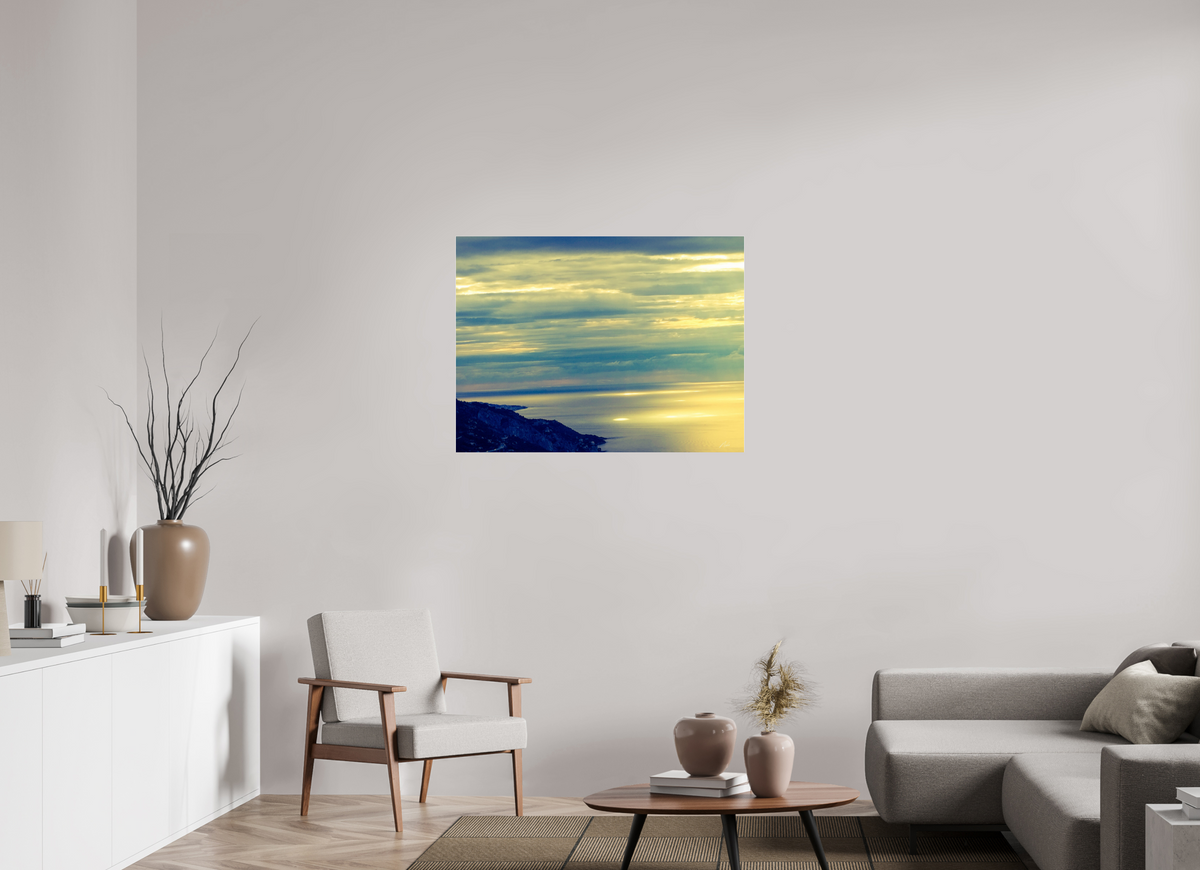 100 x 75 cm, Contemplationnisme — Plexiglas Galerie Infini de bleus — II