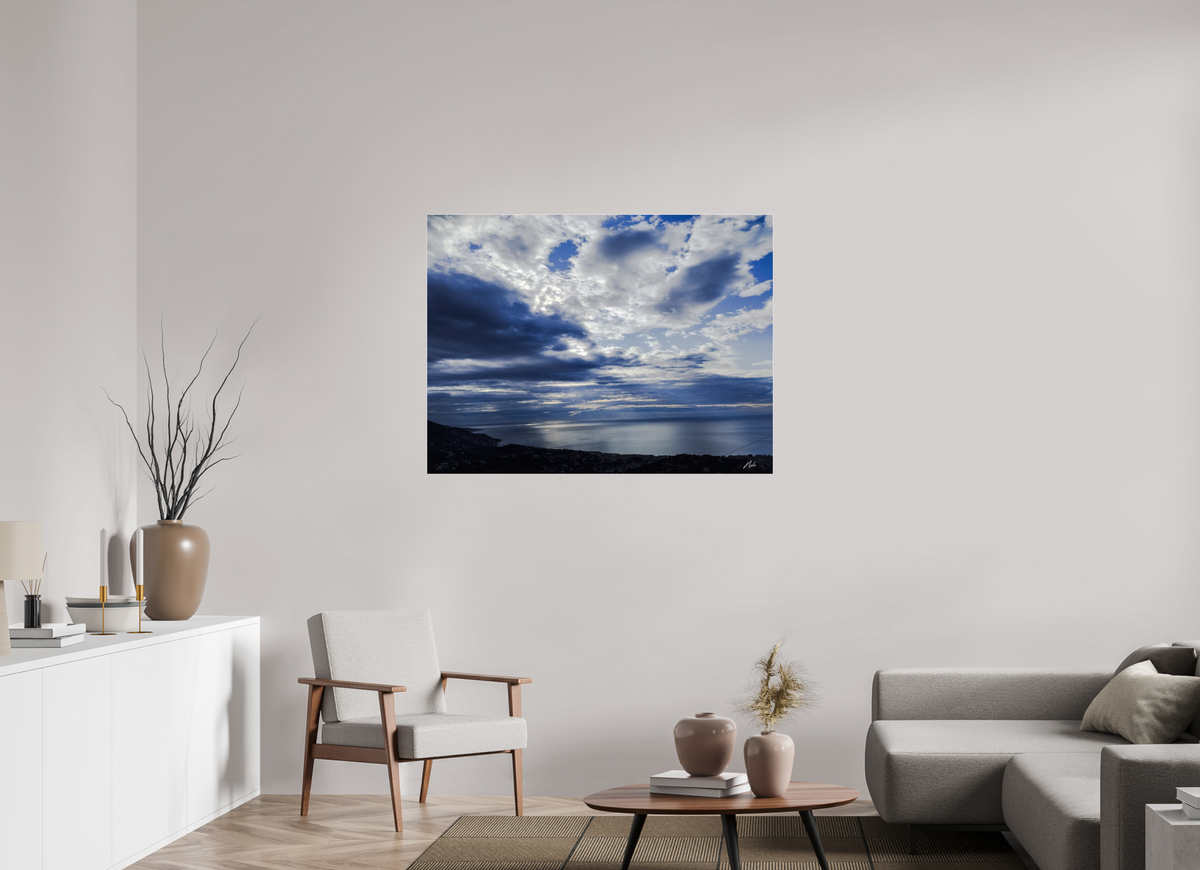 120 x 90 cm, Plexiglas Galerie Infini de bleus — IV