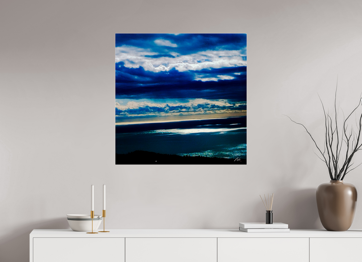 80 x 80 cm, Plexiglas Galerie Infini de bleus — I