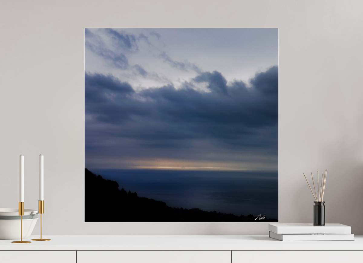 60 x 60 cm, Contemplationnisme — Plexiglas Galerie Infini de bleus — III