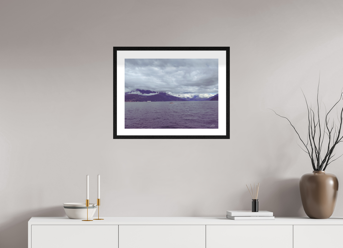 60 x 45 cm, Contemplationnisme — Fine Art Encadré Miroir céleste — VI