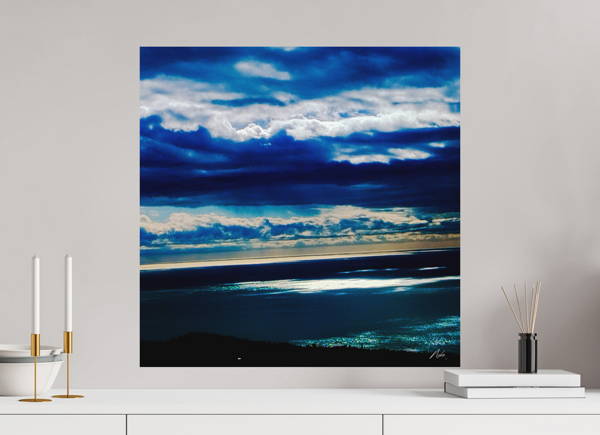 60 x 60 cm, Alu Dibond Galerie Infini de bleus — I