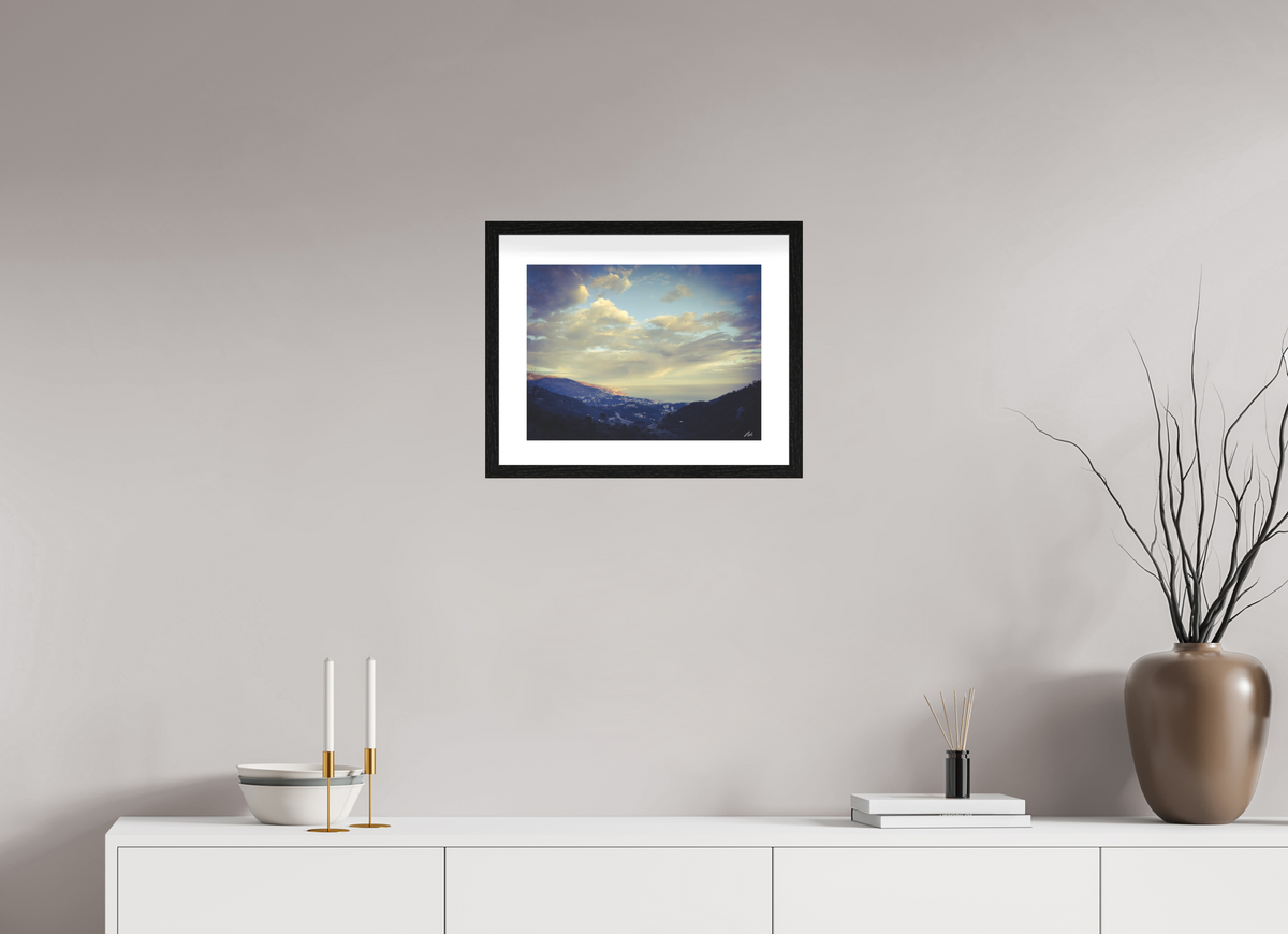 40 x 30 cm, Contemplationnisme — Fine Art Encadré Monts et merveilles — I