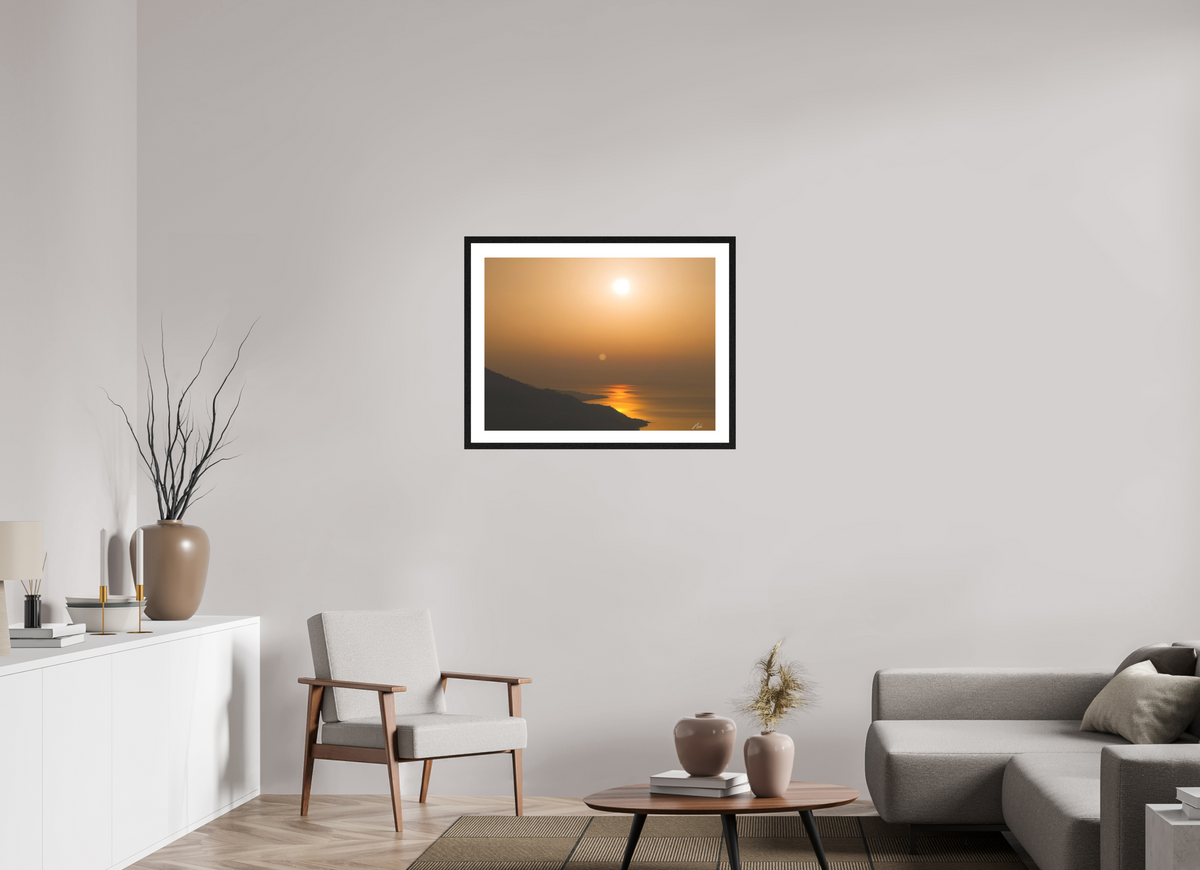 80 x 60 cm, Contemplationnisme — Fine Art Encadré FRONTIERE — VI