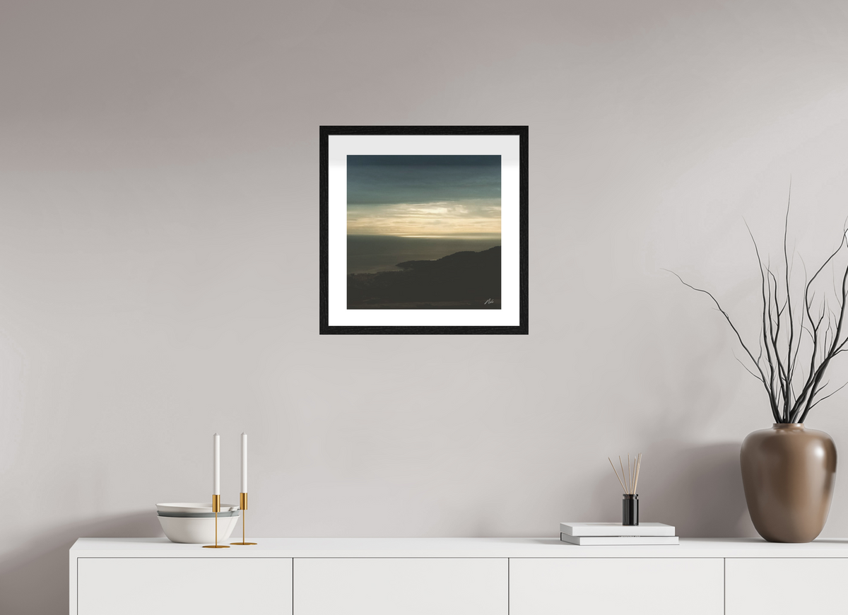 40 x 40 cm, Contemplationnisme — Fine Art Encadré CLAIR-OBSCUR — III