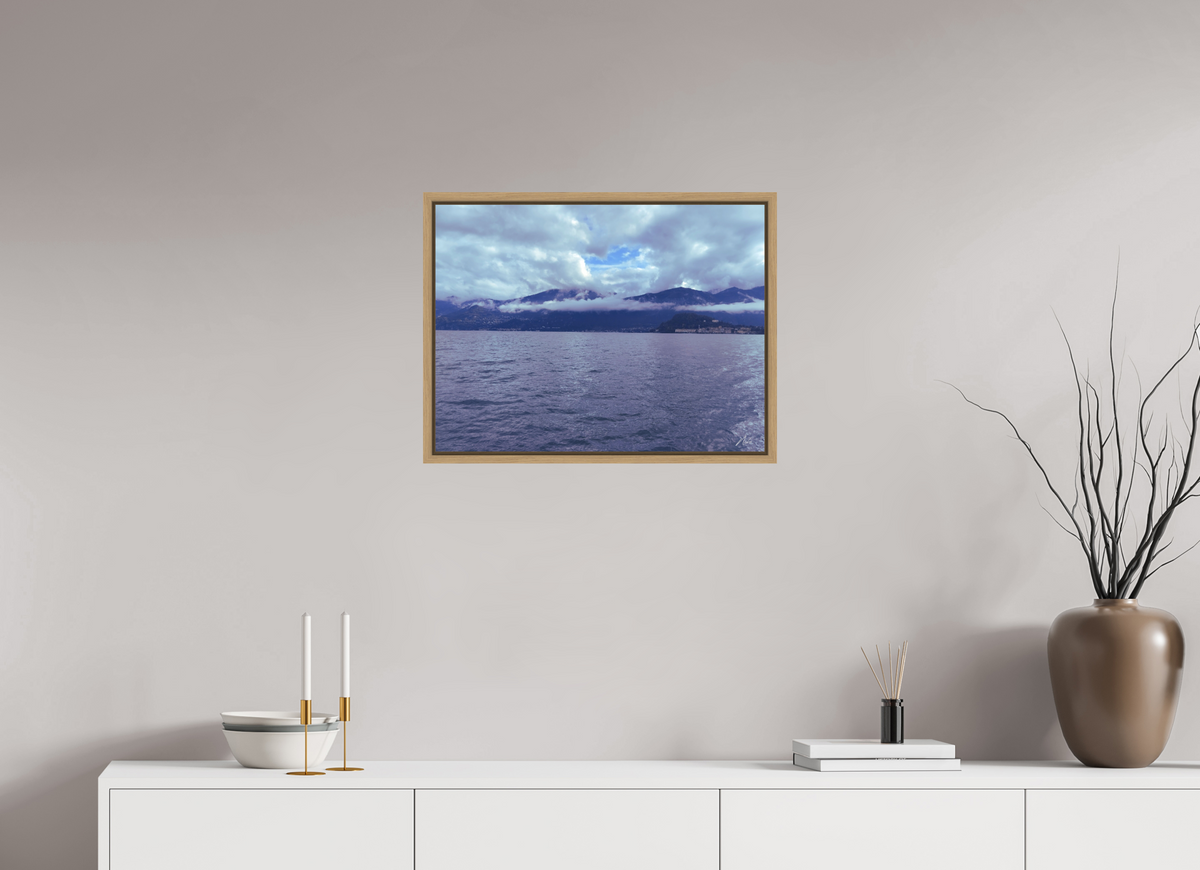 60 x 45 cm, Caisse Américaine NIKODEL Miroir céleste — I