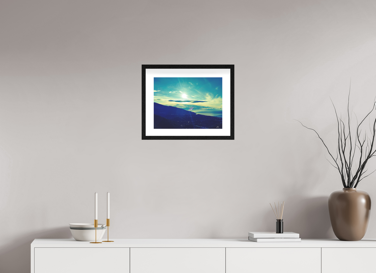 40 x 30 cm, Contemplationnisme — Fine Art Encadré Monts et merveilles — VI