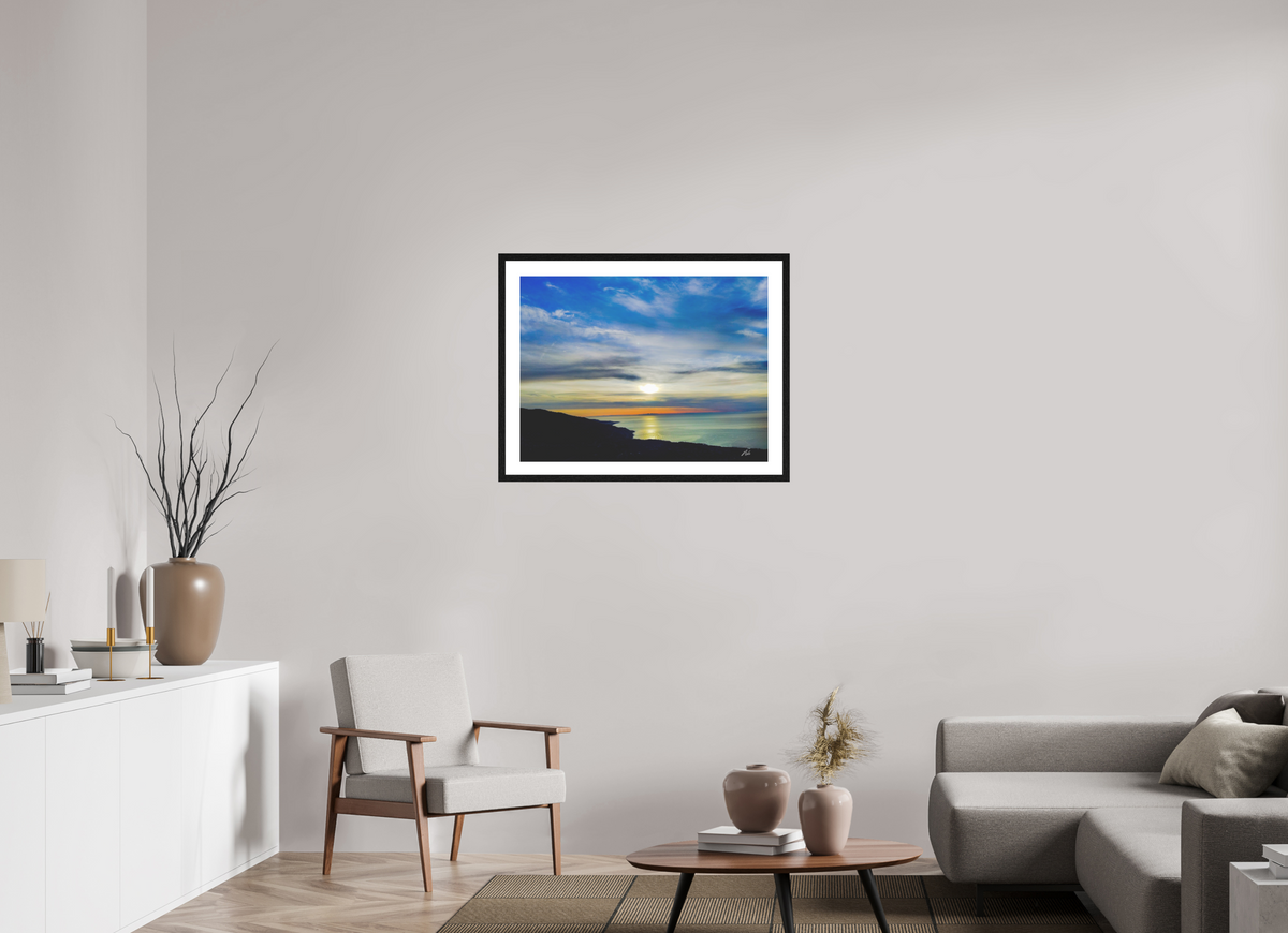 80 x 60 cm, Contemplationnisme — Fine Art Encadré FRONTIERE — II