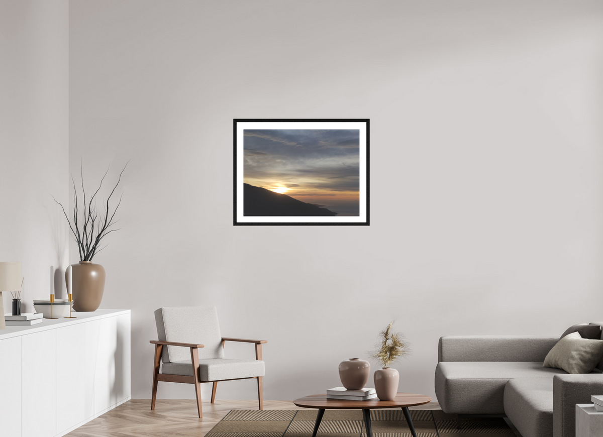80 x 60 cm, Contemplationnisme — Fine Art Encadré FRONTIERE — I